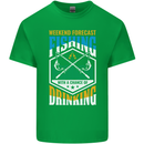 Weekend Fishing Funny Alcohol Beer Kids T-Shirt Childrens Irish Green