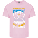 Weekend Fishing Funny Alcohol Beer Kids T-Shirt Childrens Light Pink