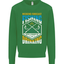 Weekend Fishing Funny Alcohol Beer Mens Sweatshirt Jumper Irish Green