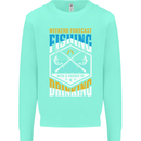 Weekend Fishing Funny Alcohol Beer Mens Sweatshirt Jumper Peppermint