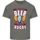Weekend Forecast Beer Alcohol Rugby Funny Mens Cotton T-Shirt Tee Top Charcoal