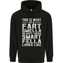 What a Fart Smella Looks Like Funny Slogan Mens 80% Cotton Hoodie Black