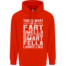 What a Fart Smella Looks Like Funny Slogan Mens 80% Cotton Hoodie Bright Red