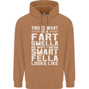 What a Fart Smella Looks Like Funny Slogan Mens 80% Cotton Hoodie Caramel Latte