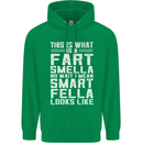 What a Fart Smella Looks Like Funny Slogan Mens 80% Cotton Hoodie Irish Green