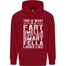 What a Fart Smella Looks Like Funny Slogan Mens 80% Cotton Hoodie Red