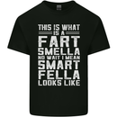 What a Fart Smella Looks Like Funny Slogan Mens Cotton T-Shirt Tee Top Black