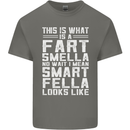 What a Fart Smella Looks Like Funny Slogan Mens Cotton T-Shirt Tee Top Charcoal
