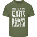 What a Fart Smella Looks Like Funny Slogan Mens Cotton T-Shirt Tee Top Military Green