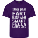 What a Fart Smella Looks Like Funny Slogan Mens Cotton T-Shirt Tee Top Purple
