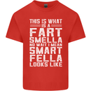 What a Fart Smella Looks Like Funny Slogan Mens Cotton T-Shirt Tee Top Red