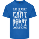 What a Fart Smella Looks Like Funny Slogan Mens Cotton T-Shirt Tee Top Royal Blue