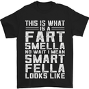 What a Fart Smella Looks Like Funny Slogan Mens T-Shirt Cotton Gildan Black