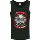 Whatever Let's Ride Biker Motorcycle Bike Mens Vest Tank Top Black