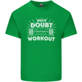 When in Doubt Workout Gym Training Top Mens Cotton T-Shirt Tee Top Irish Green