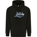 Where Are the Sharks? Scuba Diving Diver Mens 80% Cotton Hoodie Black