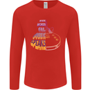 Where Words Fail Music Speaks Guitar Rock Mens Long Sleeve T-Shirt Red