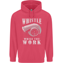 Whistle While You Work Turbo Cars Childrens Kids Hoodie Heliconia