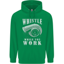 Whistle While You Work Turbo Cars Childrens Kids Hoodie Irish Green