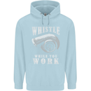 Whistle While You Work Turbo Cars Childrens Kids Hoodie Light Blue