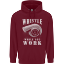 Whistle While You Work Turbo Cars Childrens Kids Hoodie Maroon
