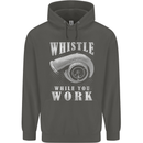 Whistle While You Work Turbo Cars Childrens Kids Hoodie Storm Grey