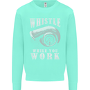 Whistle While You Work Turbo Cars Kids Sweatshirt Jumper Peppermint