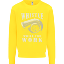 Whistle While You Work Turbo Cars Kids Sweatshirt Jumper Yellow