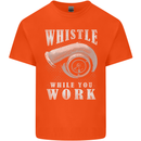 Whistle While You Work Turbo Cars Kids T-Shirt Childrens Orange
