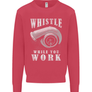 Whistle While You Work Turbo Cars Mens Sweatshirt Jumper Heliconia