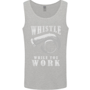 Whistle While You Work Turbo Cars Mens Vest Tank Top Sports Grey
