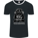 Dogvader Funny Dog Parody K9 Puppy Mens Ringer T-Shirt FotL Black/White