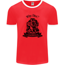 I'm Weightless Underwater Scuba Diving Mens Ringer T-Shirt FotL Red/White