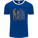 Can I Metal Detect Funny Detecting Detector Mens Ringer T-Shirt FotL Royal Blue/White
