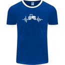 Tractor Pulse Mens Ringer T-Shirt FotL Royal Blue/White