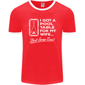 A Pool Cue for My Wife Best Swap Ever! Mens Ringer T-Shirt FotL Red/White