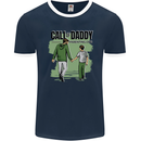 Call of Daddy Funny Parody Father's Day Dad Mens Ringer T-Shirt FotL Navy Blue/White