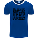 Sell My Kayak? Funny Kayaking Mens Ringer T-Shirt FotL Royal Blue/White