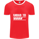 Grandad to Be Newborn Baby Grandparent Mens Ringer T-Shirt FotL Red/White