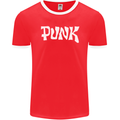 Punk As Worn By Mens Ringer T-Shirt FotL Red/White