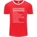 Dating My Granddaughter Grandparent's Day Mens Ringer T-Shirt FotL Red/White