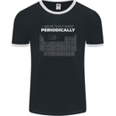 I Wear This Periodically Funny Geek Nerd Mens Ringer T-Shirt FotL Black/White