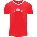 Tractor Pulse Mens Ringer T-Shirt FotL Red/White