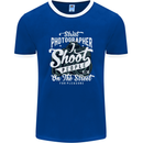 Street Photographer Photography Funny Mens Ringer T-Shirt FotL Royal Blue/White