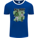 Call of Daddy Funny Parody Father's Day Dad Mens Ringer T-Shirt FotL Royal Blue/White