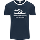 Made for Standing Not Walking Hooligan Mens Ringer T-Shirt FotL Navy Blue/White