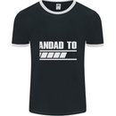 Grandad to Be Newborn Baby Grandparent Mens Ringer T-Shirt FotL Black/White