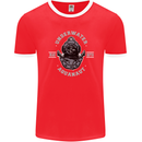 Underwater Aquanaut Scuba Diving Diver Mens Ringer T-Shirt FotL Red/White