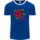 I'm a Wild Rose Mens Ringer T-Shirt FotL Royal Blue/White