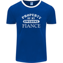 Property of My Awesome Fiance Mens Ringer T-Shirt FotL Royal Blue/White